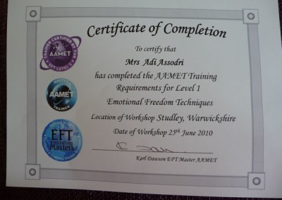 EFT Level 1 Certification - adiassodri.com